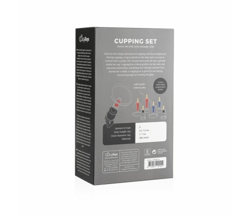 EasyToys Vacuum Cupping Set - 6-Piece Kit with Hand Pump, Multi-Size