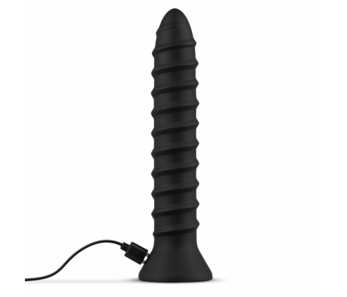 Screwed Plug Large by Dream Toys - Textured Anal Model, 10 Modes, USB