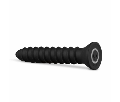 Screwed Plug Large by Dream Toys - Textured Anal Model, 10 Modes, USB