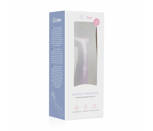 EasyToys Couples Vibrator Purple - Dual Motor Flexible Ring & Shaft