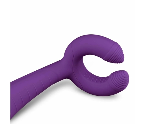 EasyToys Couples Vibrator Purple - Dual Motor Flexible Ring & Shaft