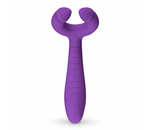 EasyToys Couples Vibrator Purple - Dual Motor Flexible Ring & Shaft
