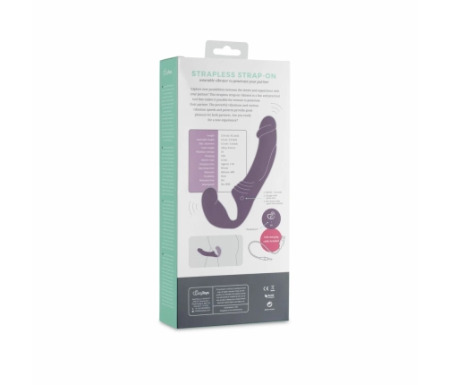 EasyToys Rechargeable Dual-Ended Intimate Machine Purple 10 Modes