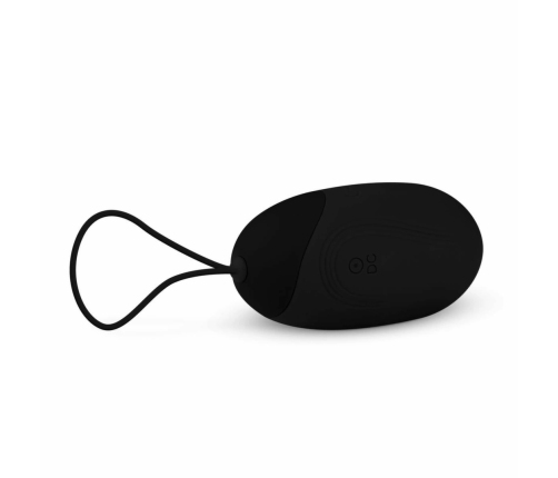 Easytoys XL Remote-Controlled Vibrating Silicone Egg Black
