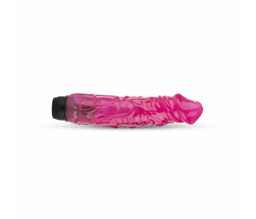 Dream Toys Jelly Supreme Pink Glitter Vibrating Intimate Device 22cm