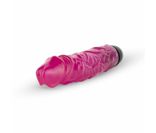 Dream Toys Jelly Supreme Pink Glitter Vibrating Intimate Device 22cm