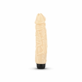 Jelly Supreme Flexible Model - Veined Intimate Machine, 21 cm, Clear