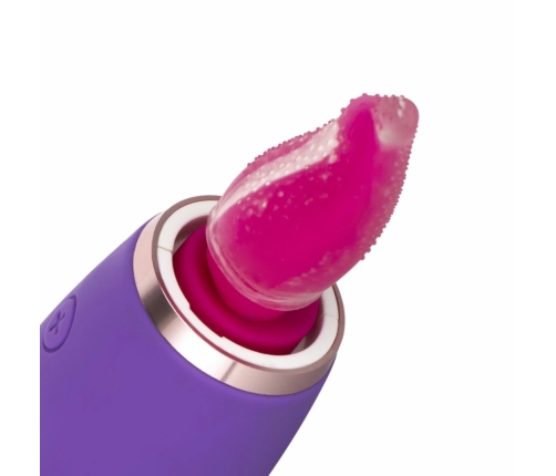 EasyToys Intimate Vacuum System & Dual-Ended Vibrator, Purple, USB