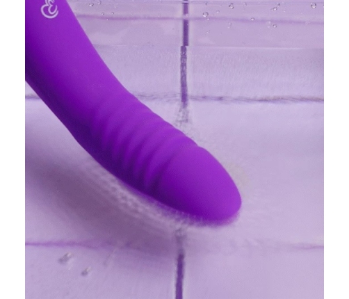 EasyToys Intimate Vacuum System & Dual-Ended Vibrator, Purple, USB