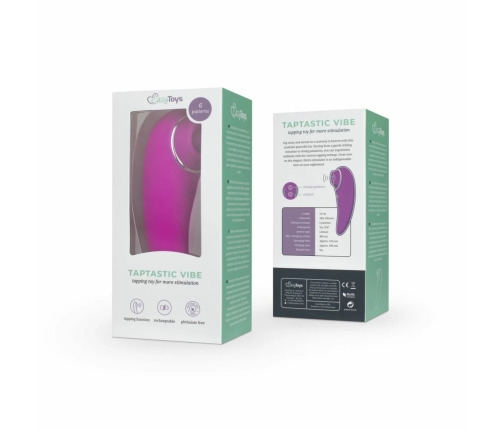 Taptastic Vibe Rechargeable Silicone Intimate Device - 6 Modes, Pink