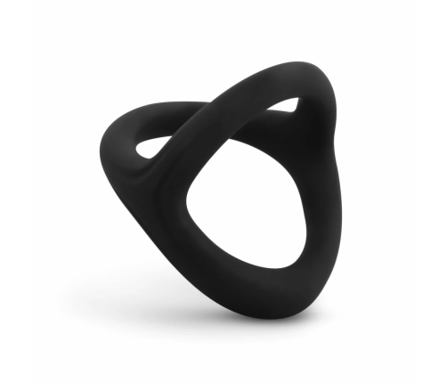 Sinner Gear Flexible Silicone Dual Ring Anatomical Black 8719934004320