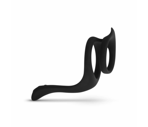 EasyToys Silicone Performance Ring with Ribbed Perineum Stimulator 11cm