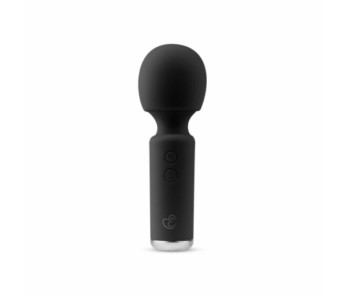 EasyToys Mini Vibe Wand Massager Black - Compact Rechargeable Model