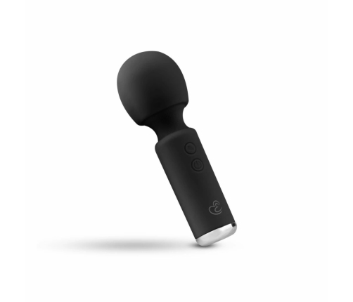 EasyToys Mini Vibe Wand Massager Black - Compact Rechargeable Model