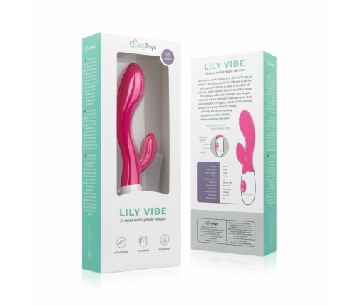 Easytoys Lily 2.0 Rechargeable Dual-Action Vibrator Pink