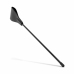 Ouch! Black Whip 42.5 cm - Faux Leather Handle & Wide Tip Impact Tool
