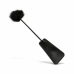EasyToys 2-in-1 Black Dual-Ended Feather Tickler & Whip 39 cm
