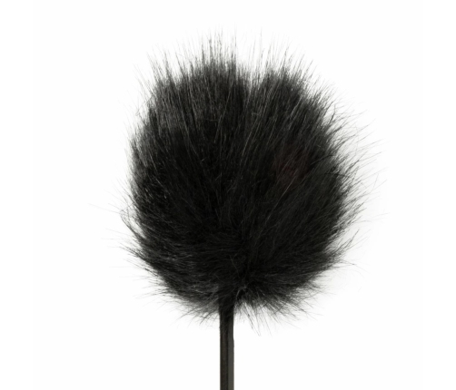EasyToys 2-in-1 Black Dual-Ended Feather Tickler & Whip 39 cm