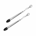 EasyToys Silver Adjustable Nipple Clamps with Decorative Pearls