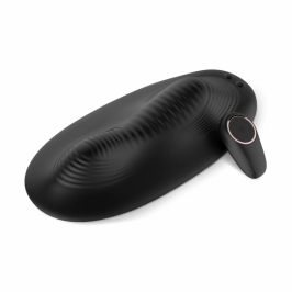 Vibe Pad Double Vibration Remote Control System Black Silicone