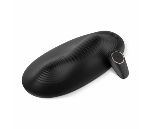 Vibe Pad Double Vibration Remote Control System Black Silicone
