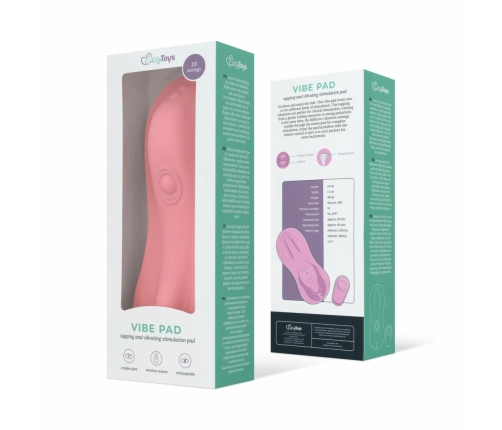 Vibe Pad Pink by Dream Toys - Dual Tapping & Vibrating Intimate Device