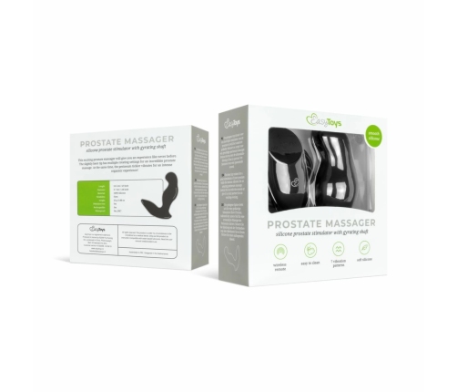 Svakom Hannes Prostate Massager with Wireless Remote, Black, 10 Modes