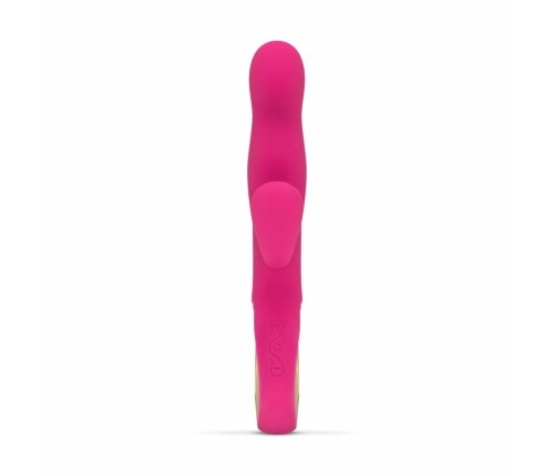 FeelzToys Tarzan Dual-Action Silicone Vibrator Pink USB Rechargeable