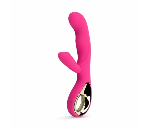 FeelzToys Tarzan Dual-Action Silicone Vibrator Pink USB Rechargeable