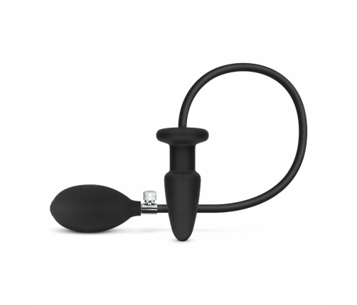 EasyToys Inflatable Anal System Black - Adjustable Size, Release Valve