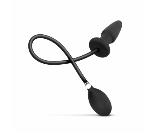 EasyToys Inflatable Anal System Black - Adjustable Size, Release Valve