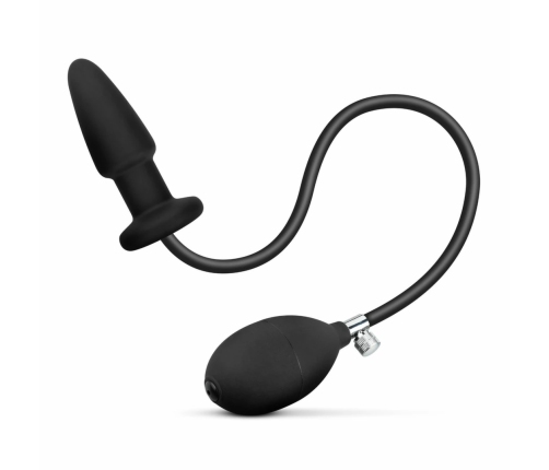 EasyToys Inflatable Anal System Black - Adjustable Size, Release Valve
