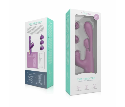 Vibe Collection Trio Tap Multi-Function Silicone Stimulation Device Pink