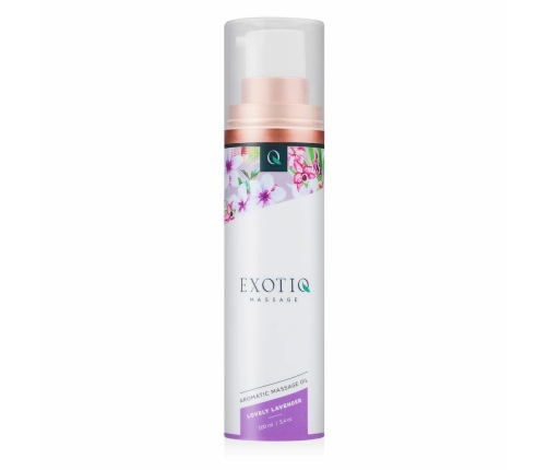 Exotiq Lovely Lavender Massage Oil 100ml - Relaxing Aromatic Formula