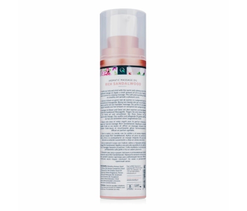 Exotiq Massage Oil Rich Sandalwood 100ml - Nourishing Aromatic Blend