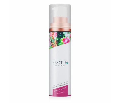 Exotiq Sensual Cherry Massage Oil 100ml - Nourishing Formula with Cherry Aroma