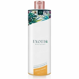 Exotiq Massage Oil Vanilla Caramel 500ml - Nourishing Aromatic Blend