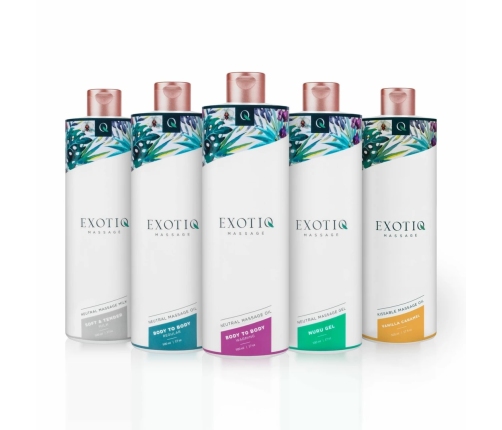 Exotiq Massage Oil Vanilla Caramel 500ml - Nourishing Aromatic Blend