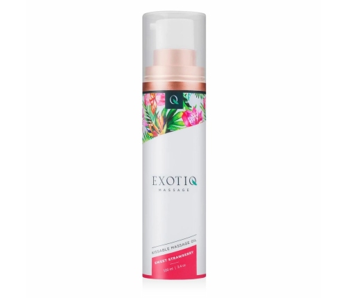 Exotiq Massage Oil Sweet Strawberry 100ml Nourishing Formula