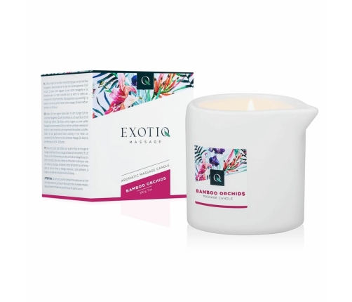 Exotiq Massage Candle Bamboo Orchids 200g - Aromatic Massage Oil Candle