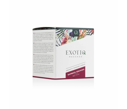 Exotiq Massage Candle Bamboo Orchid 60g - Aromatic Relaxation Formula