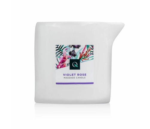 Exotiq Massage Candle Violet Rose 200g - Aromatic Body Care Wax