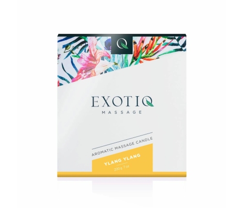 Exotiq Massage Candle Ylang Ylang 200g - Aromatic Relaxation Formula