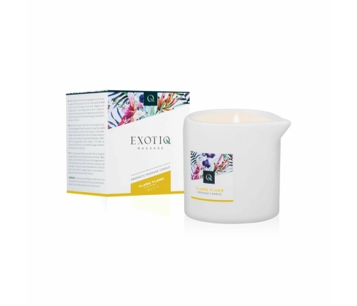 Exotiq Ylang Ylang Scented Massage Candle 60g - Wellness Aromatherapy