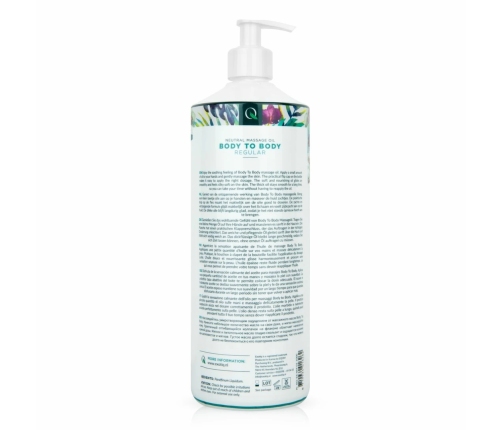 Exotiq Body to Body Massage Oil 1L - Silky Long-Lasting Formula