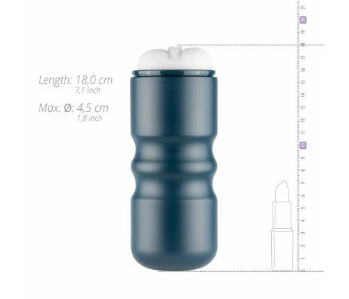 FPPR. Intimate Sleeve White - Anatomical Model with Ribbed Interior