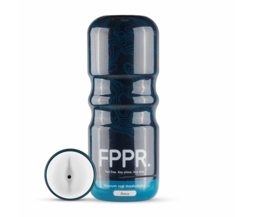FPPR White Intimate Stimulation Device with Textured Interior - Compact Design