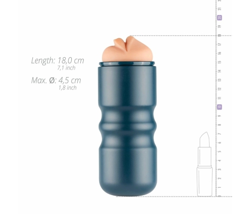 FPPR Mocha Intimate Stimulation Device with Anatomical Mouth Design