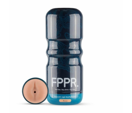 FPPR Mocha Premium Intimate Sleeve with Textured Tunnel, Dark Tone