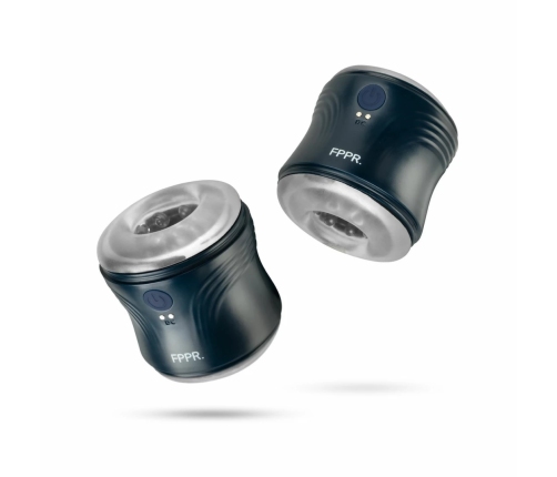 FPPR Dual-Sided Vibrating Sensation Device Black Waterproof Compact